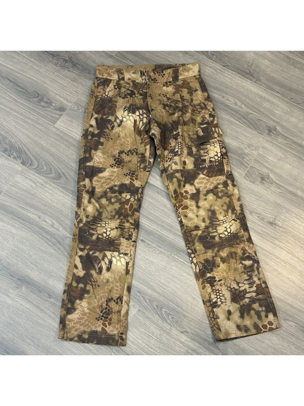 Kryptek Pants Mens 33x32 Brown Camo Cargo Tactical Hunting Workwear Outdoor